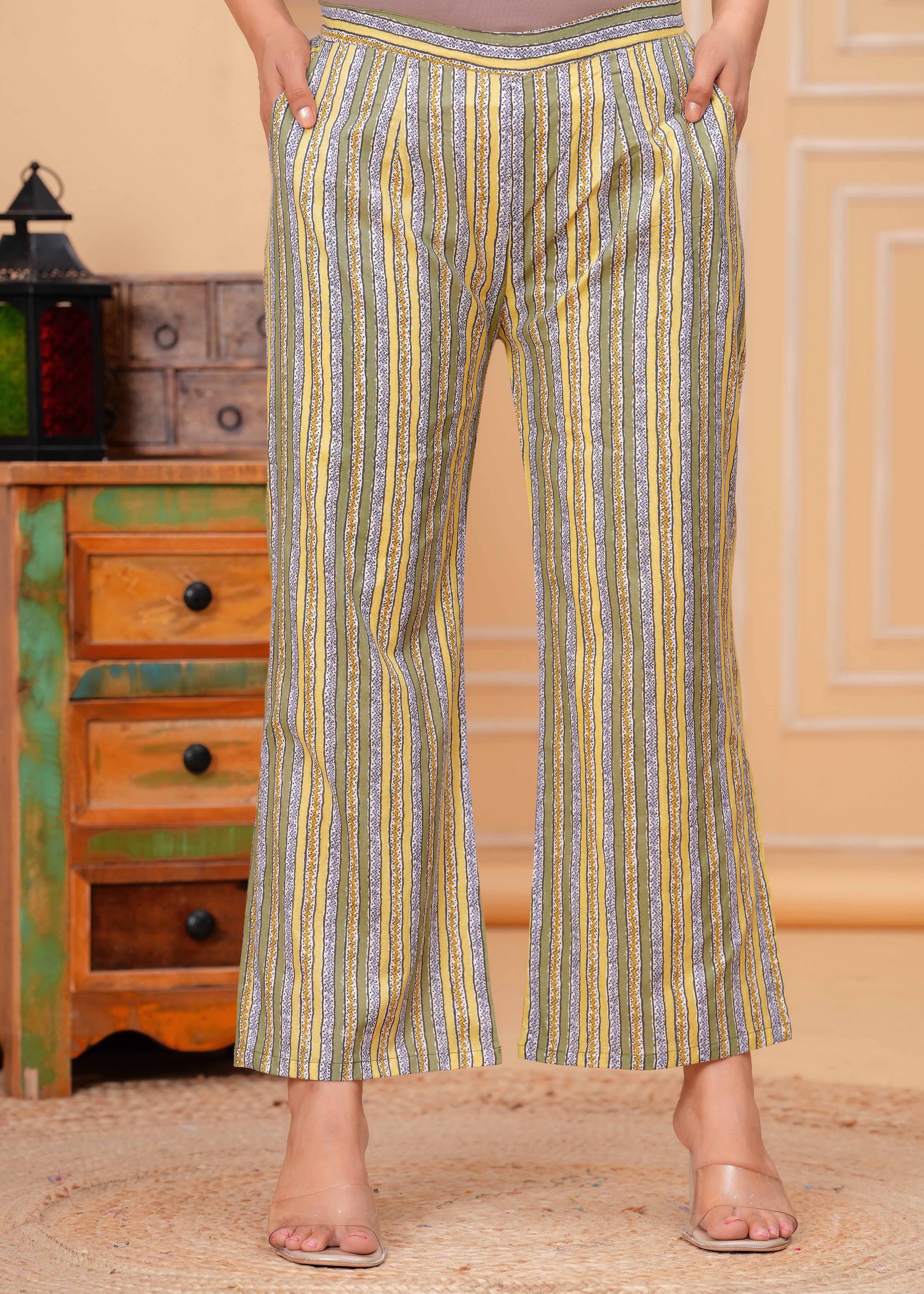 Blooming Green Floral Cotton Printed Co-ord Set